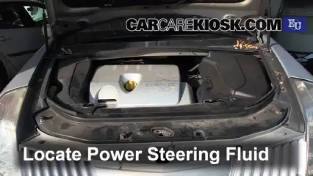 2002 Renault Vel Satis 2.0T 2.0L 4 Cyl. Turbo Power Steering Fluid Check Fluid Level